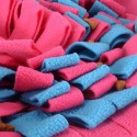 Dog Sniffing Snuffle Training Mat Pet Blanket Play Washable Polar Fleece Dog Trainings Mat Food Feeder