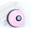 Pet Press Jingle Dog Cat Trainer Pet Intelligence Toy Footprints Press Bells Dog Paw Prints Ringer - Red