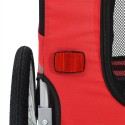 [EU] Pet Bike Trailer 91766 Dog Carrier for Dogs and Pets with Durable Frame Breathable Protective Net Pet Cart, Easy Assembly