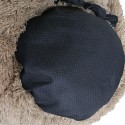 4 Size Dog Cat Round Bed Sleeping Bed Plush Pet Bed Kennel Sleeping Cushion Puppy - Wine S