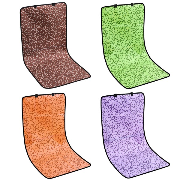 Dog Car Front Seat Cover Waterproof Pet Cat Dog Carrier Mat for Cars SUV Front Seat Cushion Protector Dog Car Cover - Coffee