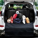Car Seat Cover Dog Car Mat Waterproof Pet Dog Carrier Cars Rear Back Seat Mat Hammock Cushion Protector 600D 