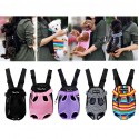 Multicolor Pet Carrying Backpack Pet Outdoor Chest Bag Travel  Backpack - S #02