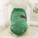 Dog Clothes Warm Puppy Outfit Pet Jacket Coat Winter Dog Clothes Soft Sweater Clothing - 2XL Brown