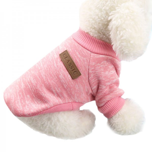 Dog Clothes Warm Puppy Outfit Pet Jacket Coat Winter Dog Clothes Soft Sweater Clothing - 2XL Brown