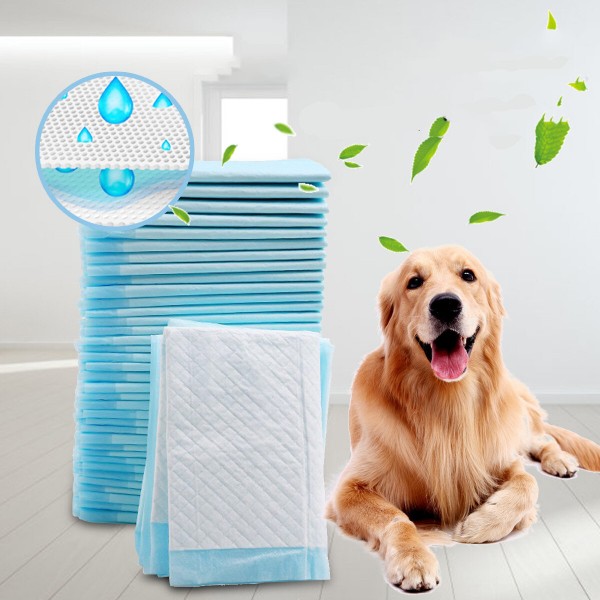 Pet Dog Diapers Disposable Heavy Absorbency Underpads Pet Dog Training Urine Pad Diapers for Dogs Cleaning Diapers - 60cm*90cm(2