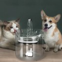 1.8L Pet Water Dispenser Filter Automatic Circulation Water Pet Fountain 2 Water Flow Modes 6° Slope Design Ultra Silent Pump - 