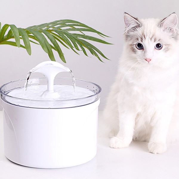 2.5L Cat Drinker Automatic USB LED Night Light Pet Water Fountains Smart Mute Large Capacity Dog Supplies Puppy  Water Dispenser