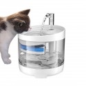 Cat Water Fountain Dog Dispenser 54oz 1.6L Automatic Pet Drinking Transparent Upgraded Filter Adjustable Silent Pump Adapter