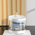 Cat Water Fountain Dog Dispenser 54oz 1.6L Automatic Pet Drinking Transparent Upgraded Filter Adjustable Silent Pump Adapter