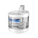 Cat Water Fountain Dog Dispenser 54oz 1.6L Automatic Pet Drinking Transparent Upgraded Filter Adjustable Silent Pump Adapter