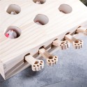 Cat Toys Hamster Machine Funny Cat Toy Solid Wood Pet Supplies Whac-A-Mole Mouse