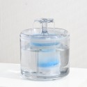 Cat Water Fountain Dog Water Dispenser 88OZ 2.6L Automatic Pet Drinking Fountain Transparent Upgraded with Filter and Adjustable
