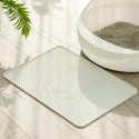 Cat Litter Pad Silicone Material Waterproof White Pet Mat From  - Gray