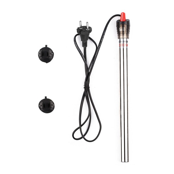 25W-500W  Submersible Tank Fish Heater Stainless Steel Heating Rod Water Thermostat - 100W AU Plug
