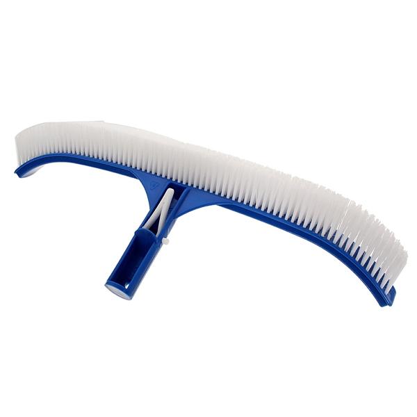 18 Inch Curved Scrubbing Floor Swimming Pool  Fish Pond Spa Bristles Brush Dirt Cleaner
