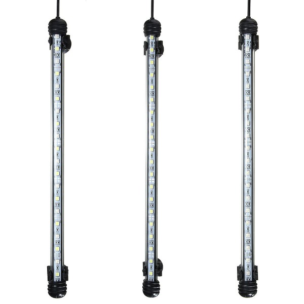 UK AU plug 110-240V 2.5W 38cm 2W 5050 21led  lamp Aquatic animals box diving lights waterproof IP68 glass material with 