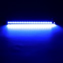 UK AU plug 110-240V 2.5W 38cm 2W 5050 21led  lamp Aquatic animals box diving lights waterproof IP68 glass material with 