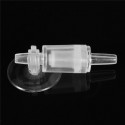 Fish  CO2 Diffuser Check Valve U Shape Glass Tube Suction Cup Kit Tank