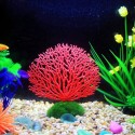 Seabed Simulation Coral Landscape Fish Tank Ornaments  Decoration Fish Tank Simulated Coral - Red
