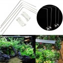 4PCS Stainless Steel  Stand For Aquatic High LED Light Lamp Tank Holder Bracket Support