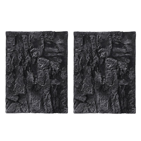 2pcs 3D Foam Rock  Background Backdrop Tank Fish Reptile Marine - Type 2