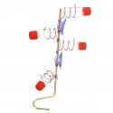 Sucker Transparent Bird Feeder Durable Easy to Clean Bird Feeding Station - Copper wire + 2 bottles + suction cup
