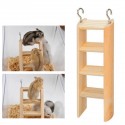 14PCS Hamster Toy Set Small Animal Wooden Chew Accessories Rat Exercise for Pet