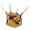 Pet Warmer Hammock Small Animal Hamster Swing Bed Hang House Toy - S 1 Layer #1