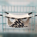 Pet Hammock Double-layer Plush Fleece Soft Winter Warm Hanging Sleeping Bed Small Pets Hamster Squirrel Chinchilla Guinea Pig Rat