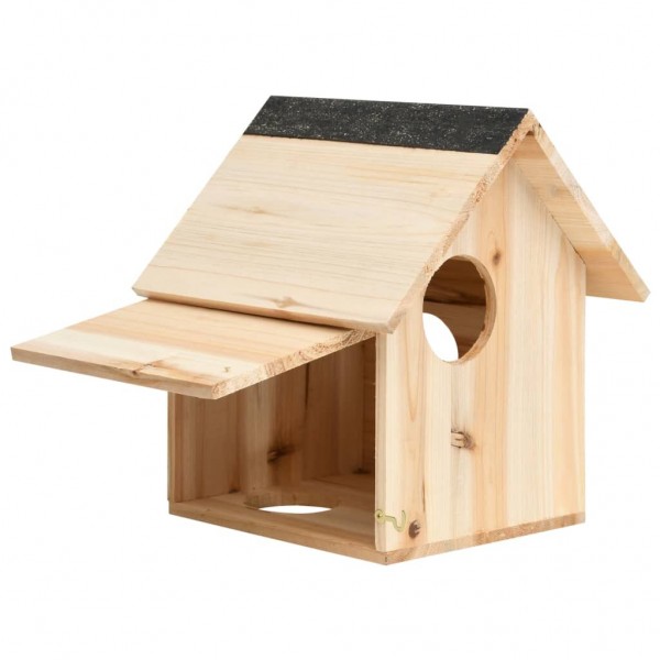   314821 Outdoor Squirrel House Solid Firwood 26x25x29 cm Pet Supplies Dog House Pet Home Cat Bedpen Fence Play