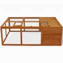   170221 Outdoor Chicken Coop Foldable Wooden Animal Cage for Poultry Pet Supplies Dog House Pet Home Cat Bedpe