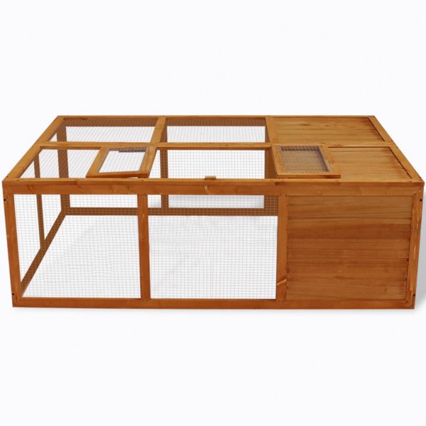   170221 Outdoor Chicken Coop Foldable Wooden Animal Cage for Poultry Pet Supplies Dog House Pet Home Cat Bedpe