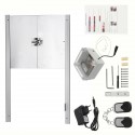 Automatic Chicken Door Opener Kits W/Time Sensor Induction 12'' Wide Automatic Goose with Sunlight Sensor to Prevent Chicken from