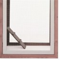   170862 Chicken Cage Mocha 170x81x110 cm Solid Pine &amp; Fir Wood Pet Supplies Rabbit House Pet Home Puppy Be