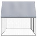  150778  Chicken Cage 3x2x2 m Galvanised Steel Pet Supplies Rabbit House Pet Home Puppy Bedpen Fence Playpen