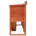  170174 Outdoor Large Rabbit Hutch 192 x 50 x 101 cm House Pet Cage Double House Pet Supplies Rabbit House Pet