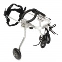 Pet Dog Wheelchair for Handicapped Small Cat Scooter Run Walking Folding Chair Disabled Paralysis Puppy Cart Legs Support
