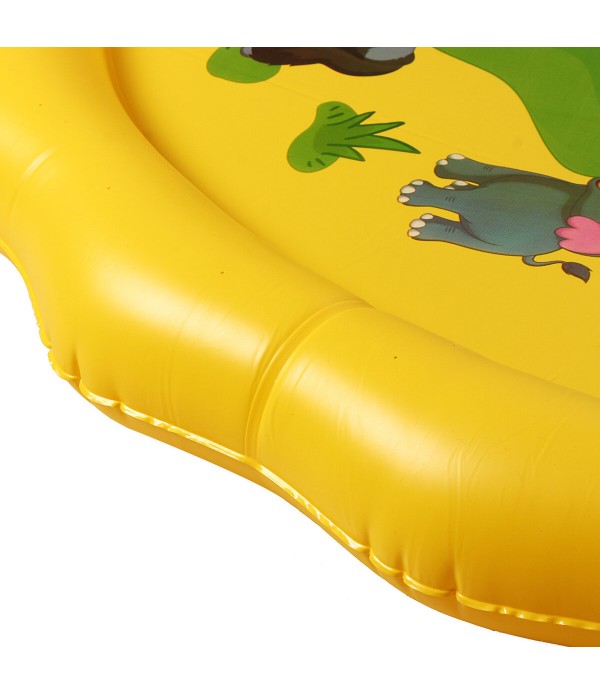 170CM Garden Water Spray Pad Kids Sprinkler Splash Play Mat Summer Toys - Blue