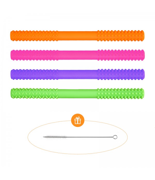 Baby Teething Bars Flexible Easy to Hold Silicone ...