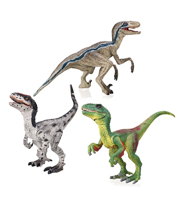 Velociraptor Dinosaur Toys Educational Model Figur...